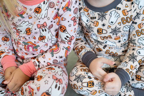 spooky-sweet-ghosts-two-piece-pajama-set Boosh Baby - Sophia's Style-6